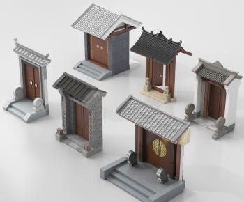 Chinese Style Facade Element-ID:210686925