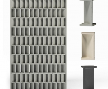 Modern Cement Brick Screen Partition-ID:480149983