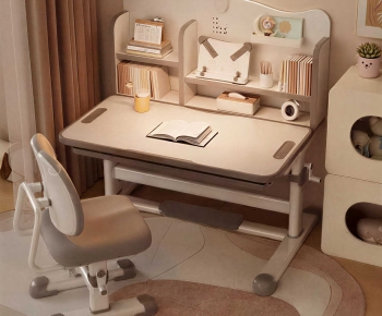 Modern Computer Desk And Chair-ID:899656061