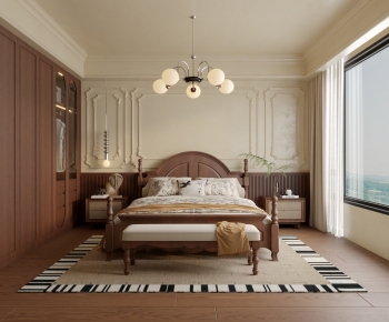 American Style Bedroom-ID:637567041