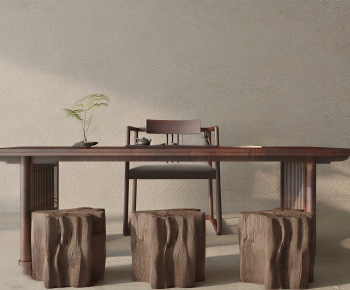 New Chinese Style Tea Tables And Chairs-ID:688594105