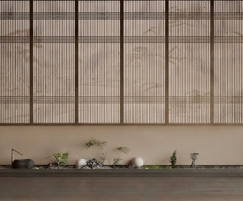 New Chinese Style Plant Landscaping-ID:758044966