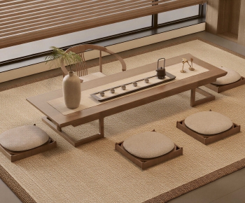 Japanese Style Tea Tables And Chairs-ID:662529576