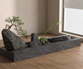 New Chinese Style Plant Landscaping-ID:253341911