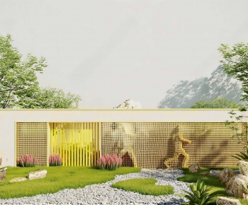 Modern Courtyard/landscape-ID:235590936