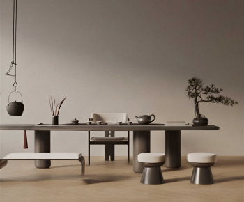 New Chinese Style Tea Tables And Chairs-ID:241741908