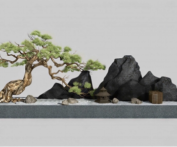 New Chinese Style Plant Landscaping-ID:996181966