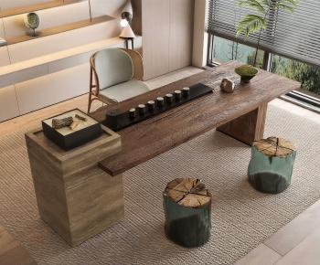 Modern Tea Tables And Chairs-ID:756882911