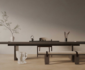 New Chinese Style Tea Tables And Chairs-ID:870599031