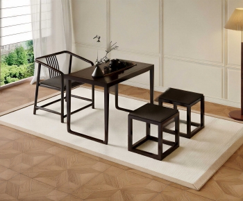 New Chinese Style Tea Tables And Chairs-ID:118906022