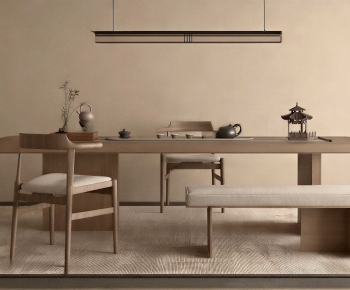 New Chinese Style Tea Tables And Chairs-ID:460803994