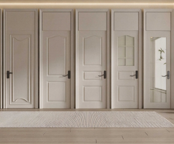 French Style Single Door-ID:208935023