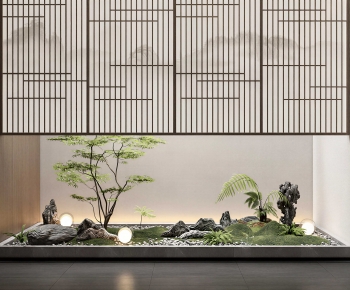 New Chinese Style Plant Landscaping-ID:154822115