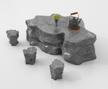 New Chinese Style Outdoor Tables And Chairs-ID:149818902