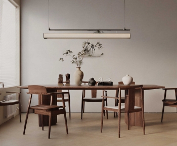 New Chinese Style Dining Table And Chairs-ID:378962046