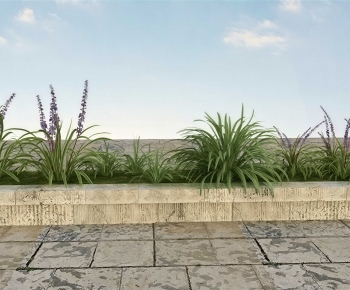 Modern Flowers And Grass-ID:453397991