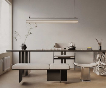 New Chinese Style Tea Tables And Chairs-ID:718965056