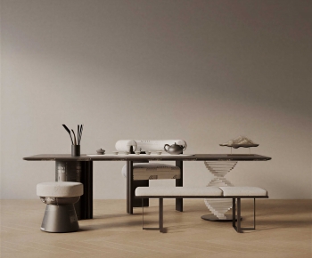 New Chinese Style Tea Tables And Chairs-ID:444242959