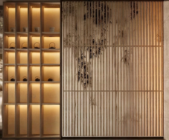 New Chinese Style Decorative Cabinet-ID:581197026