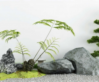 New Chinese Style Plant Landscaping-ID:886003029