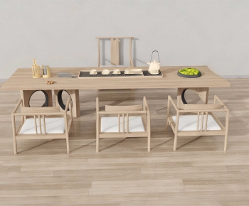 New Chinese Style Tea Tables And Chairs-ID:716913949