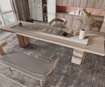 New Chinese Style Tea Tables And Chairs-ID:371176965