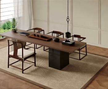 New Chinese Style Tea Tables And Chairs-ID:685657023