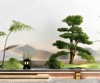 New Chinese Style Plant Landscaping-ID:316384081