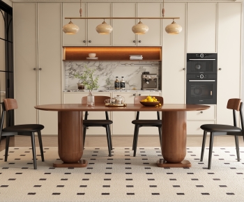 Modern Dining Table And Chairs-ID:104498986