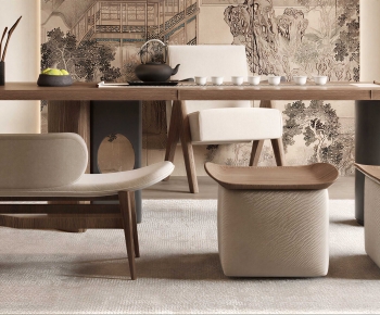 New Chinese Style Tea Tables And Chairs-ID:216397055