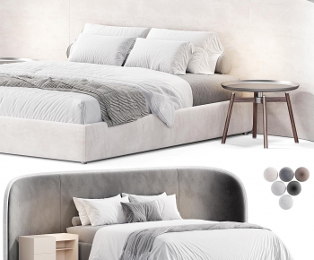 Modern Double Bed-ID:522497892