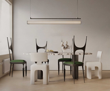 Modern Dining Table And Chairs-ID:338778972
