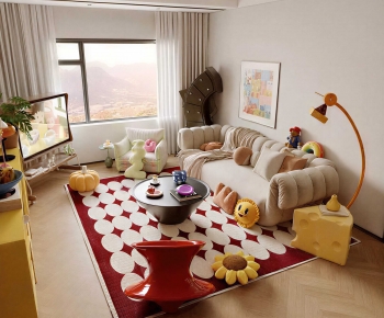 Modern A Living Room-ID:292493102