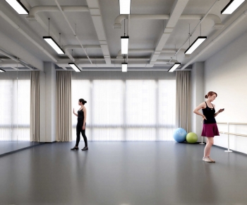 Modern Dance Classroom-ID:724293954