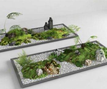 New Chinese Style Plant Landscaping-ID:738128902