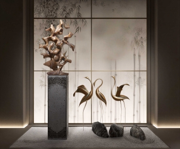 New Chinese Style Plant Landscaping-ID:648933897