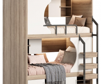 Modern Bunk Bed-ID:321705104