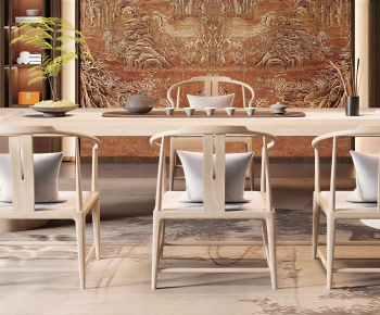 New Chinese Style Tea Tables And Chairs-ID:500400071