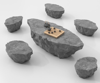 New Chinese Style Outdoor Tables And Chairs-ID:224998952