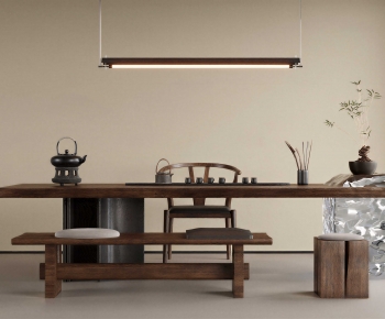 New Chinese Style Tea Tables And Chairs-ID:729085921