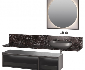 Modern Bathroom Cabinet-ID:502207043