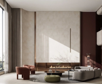 Wabi-sabi Style A Living Room-ID:322036981