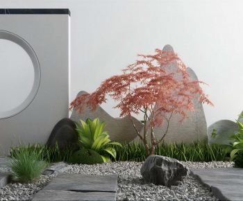 New Chinese Style Courtyard/landscape-ID:600740947