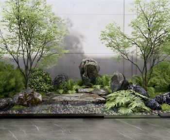 New Chinese Style Plant Landscaping-ID:348342906