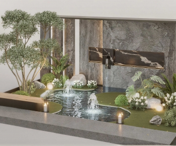 Modern Rockery Waterscape-ID:870944025