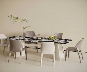 Modern Dining Table And Chairs-ID:350548038