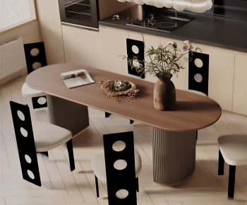 Modern Dining Table And Chairs-ID:215945969
