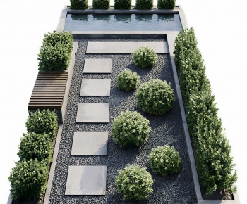 Modern Courtyard/landscape-ID:566651115