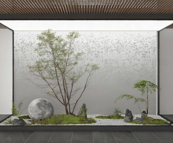 New Chinese Style Plant Landscaping-ID:662663949