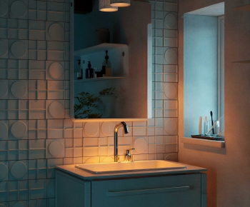 Modern Bathroom Cabinet-ID:580705881